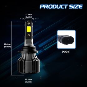 Simple And Creative Automotive LED Bulbs (Option: Style9007)